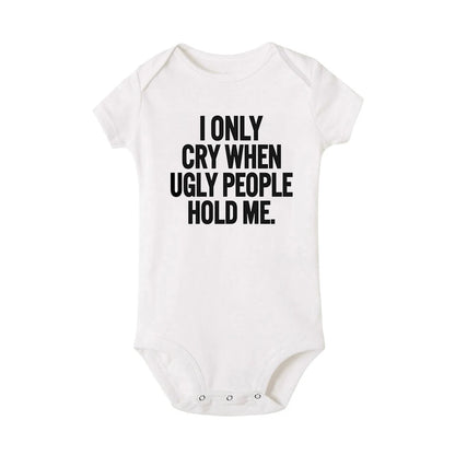 Funny Baby Bodysuits Jumpsuit Toddler Unisex Outfits