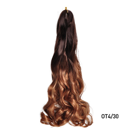French Curls Braiding Hair 24Inch Hair Extensions