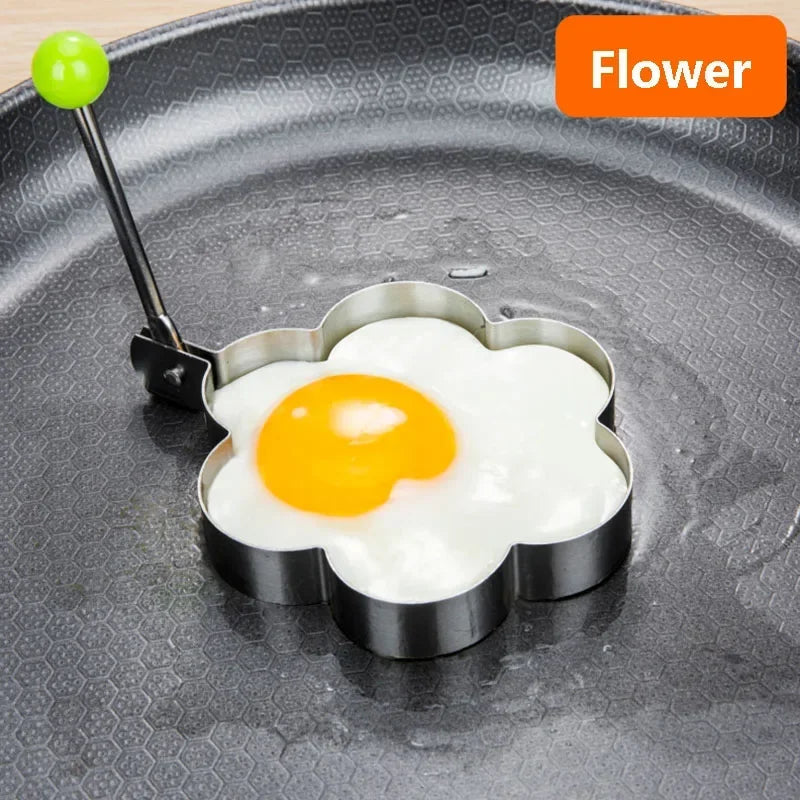 Stainless Steel Fried Egg Mold Heart Pancake Maker
