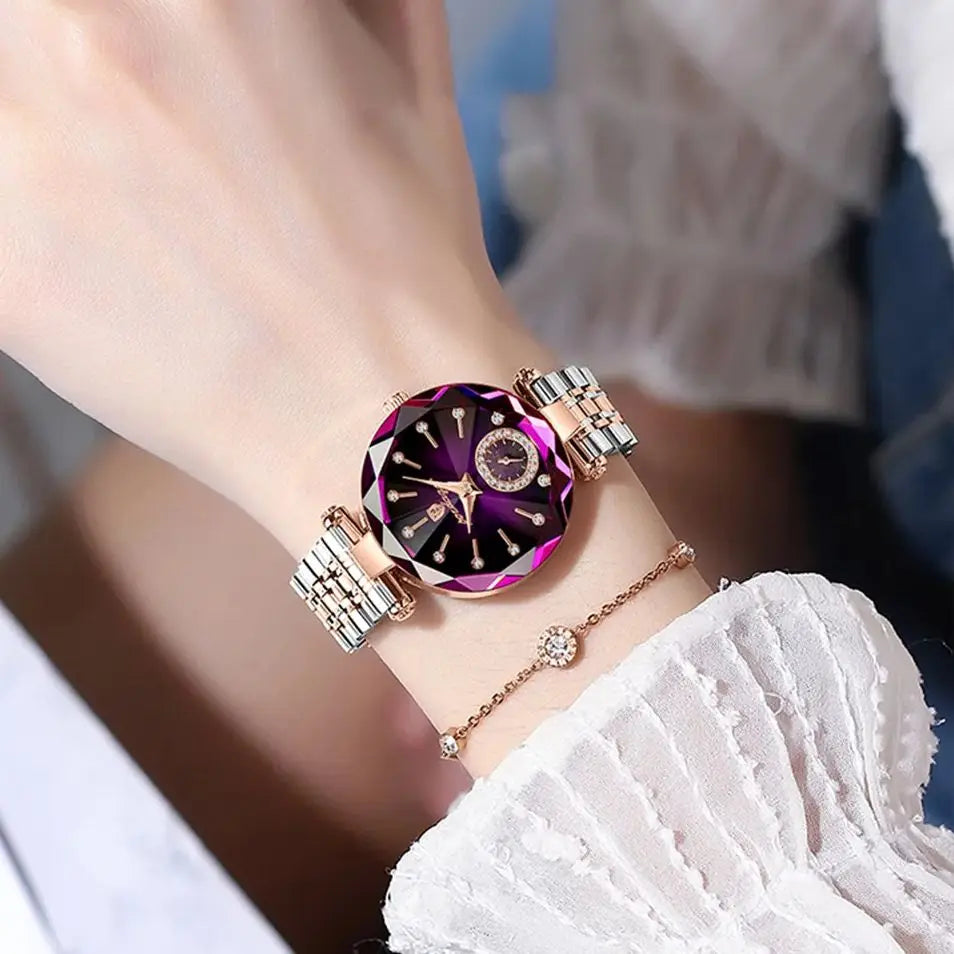Luxury Elegant Waterproof Stainless Steel Quartz Watches