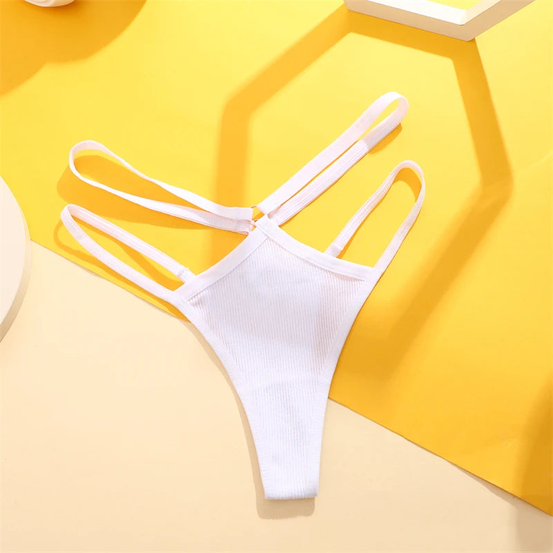 Cotton Low Waist Sexy Secret G-string Thong Seamless Brief Lingerie