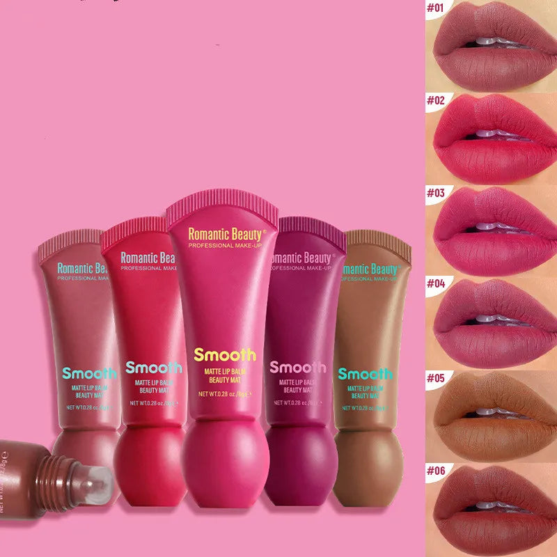 Matte Soft Mist Long-Lasting Lipstick Colorful Whitening Lip Glaze Lip Makeup