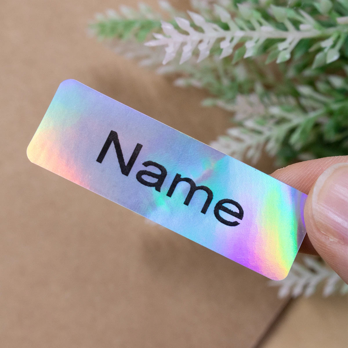 60-500Pcs Custom Waterproof Stickers Personalized Name Labels Stickers
