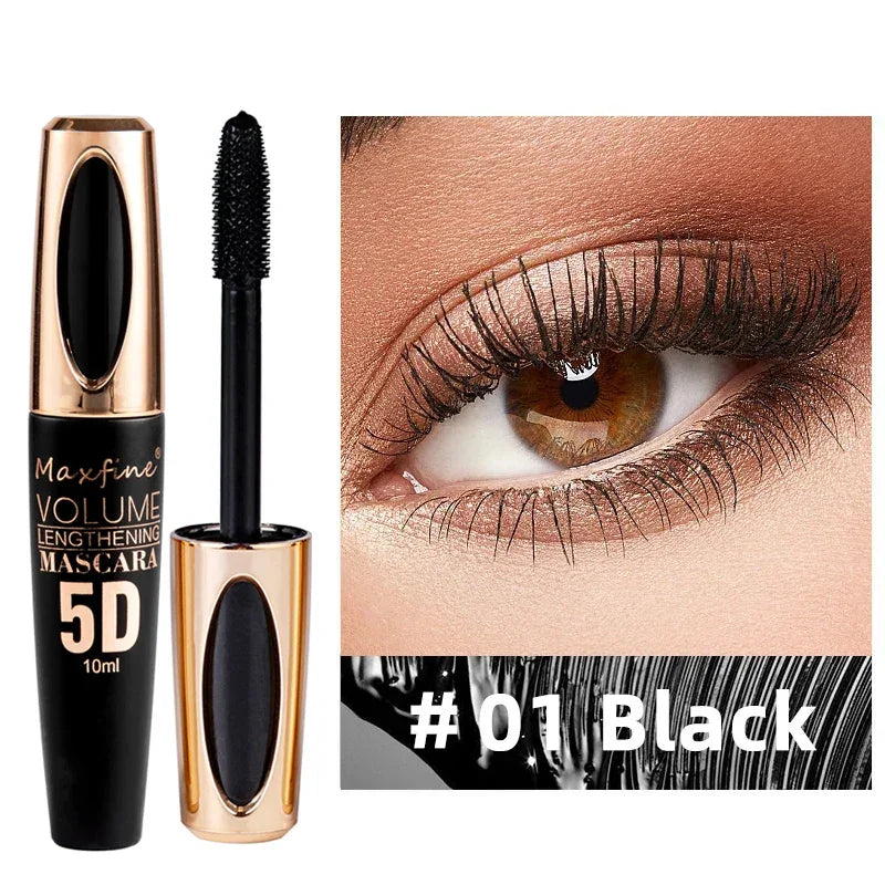 5D Silk Mascara with Big Eyes Waterproof Mascara.