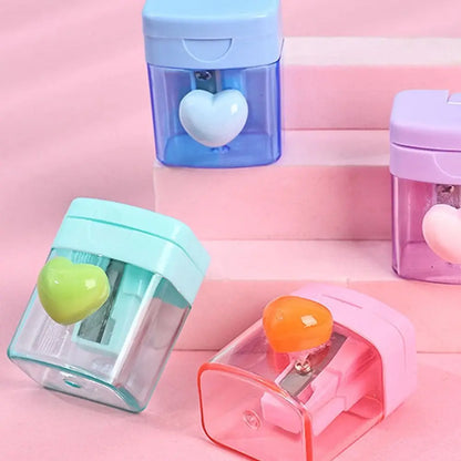 Cartoon Pencil Sharpener Single/Double Hole
