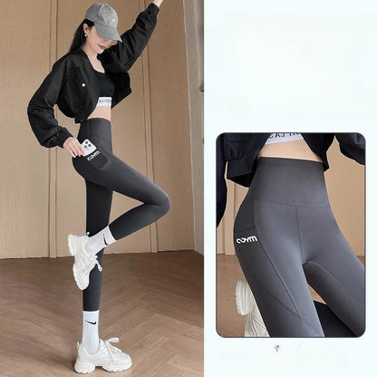 Pantalones deportivos de cintura alta para correr o de uso diario