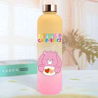 Cute Care Bears Water Bottle Outdoor Sports Kawaii Cup