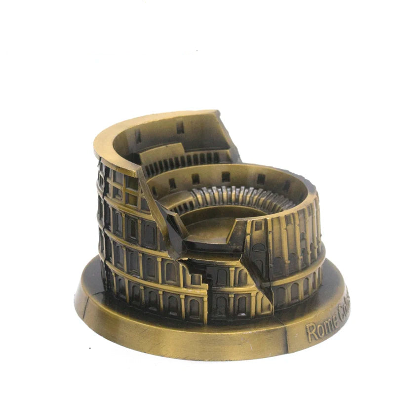 Metal Architecture Figurine World Famous Landmark Building