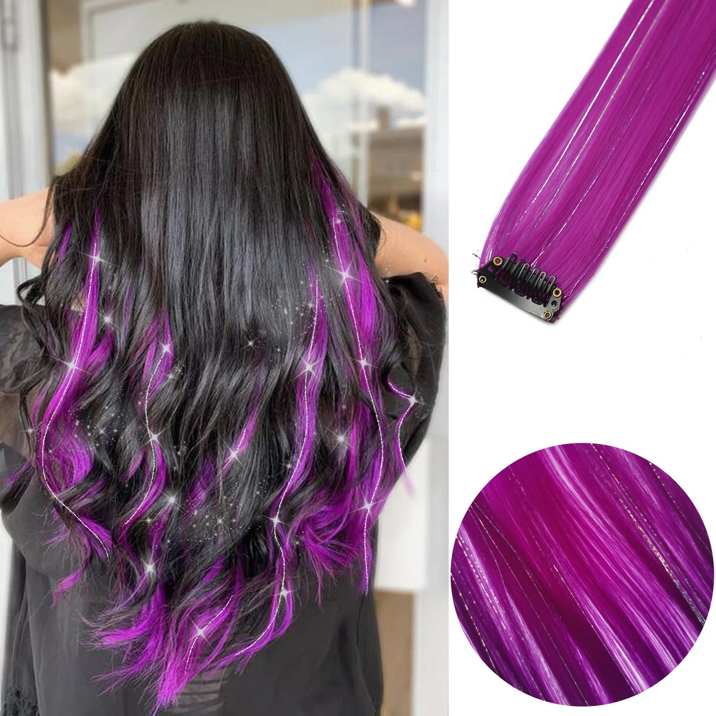 Straight Hair Synthetic Royal Blue wig