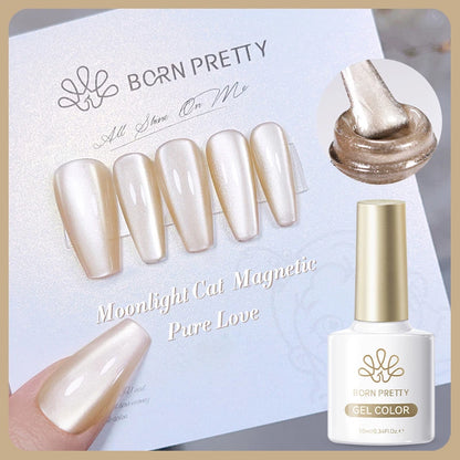 Dark Red Cat Magnetic Gel Nail Polish