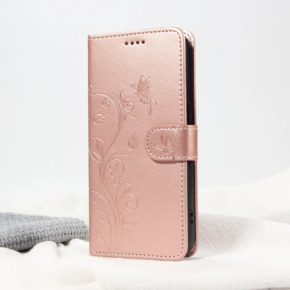 Butterfly Flower Leather Case For Samsung Galaxy Flip Cover