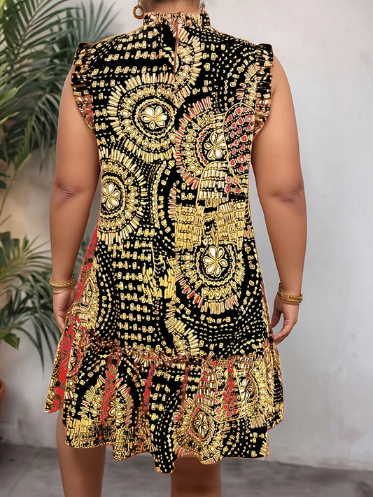 Elegant Slim Fit Short Sleeve Dress