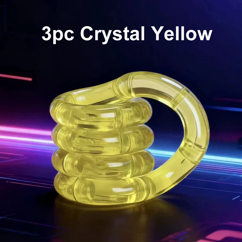 1/3/5pcs Deformable Rope Crystal Twist Rope Pressure Stress Relief Toys