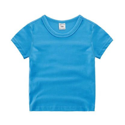 Summer Kids Short Sleeve T-Shirt Toddler Cotton T-Shirts
