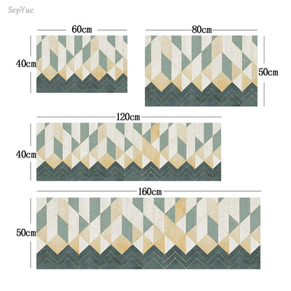 Non-slip Long Rugs Crystal Velvet Carpet