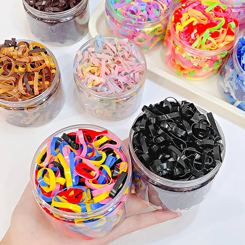 500PCS Upgraded Thickened Elastic Hair Bands