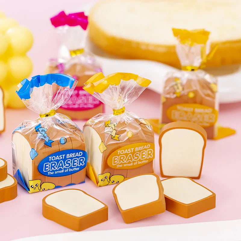 Creative Toast Bread Eraser Student Creative Stationery