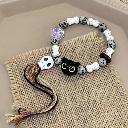 Cute Cartoon Big Eye Cat Luminous Bracelets
