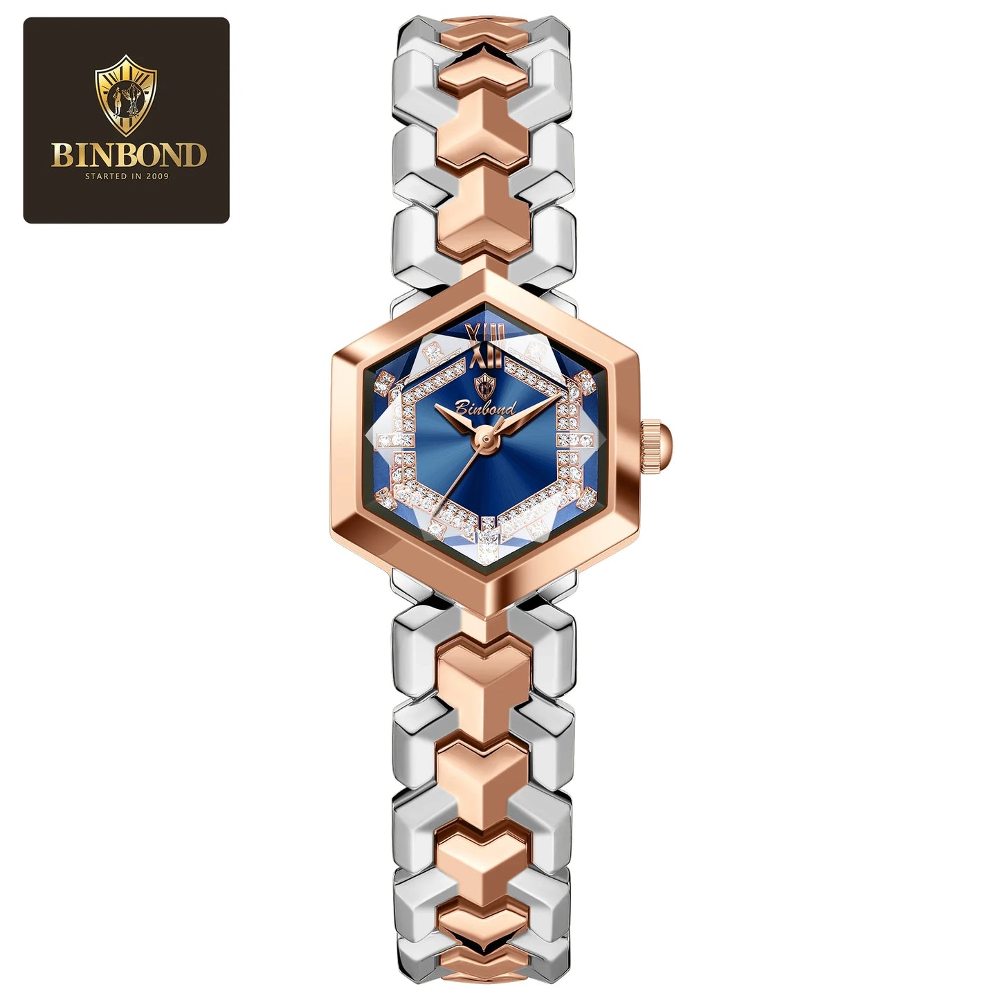 Rhombus Waterproof Luminous Diamond Watch