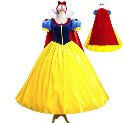 Cartoon Snow White Halloween Costume Coplay Dress