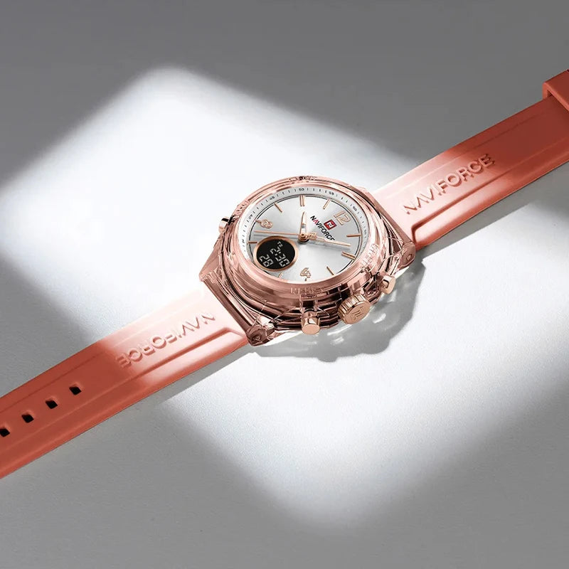 Casual Sports Quartz LCD Digital Display 50M Waterproof Wristwatch
