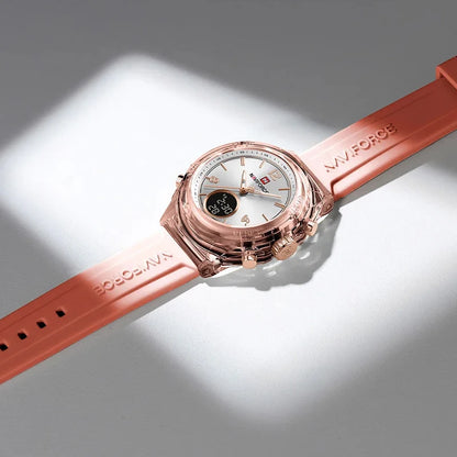 Casual Sports Quartz LCD Digital Display 50M Waterproof Wristwatch