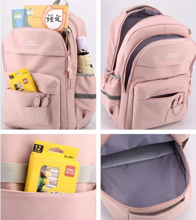 Large Capacity Backpack Kids School Bag