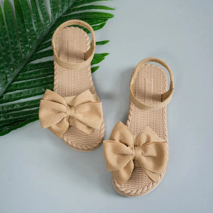 Lightweight Casual Bow Tie Flat Slippers