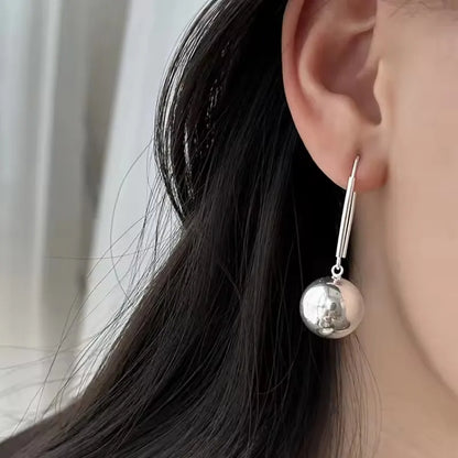 925 Sterling Silver Vintage Tassel Ball Earrings