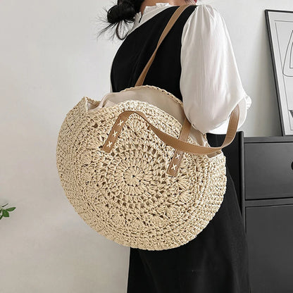 DANA Round Straw Large Capacity Bag