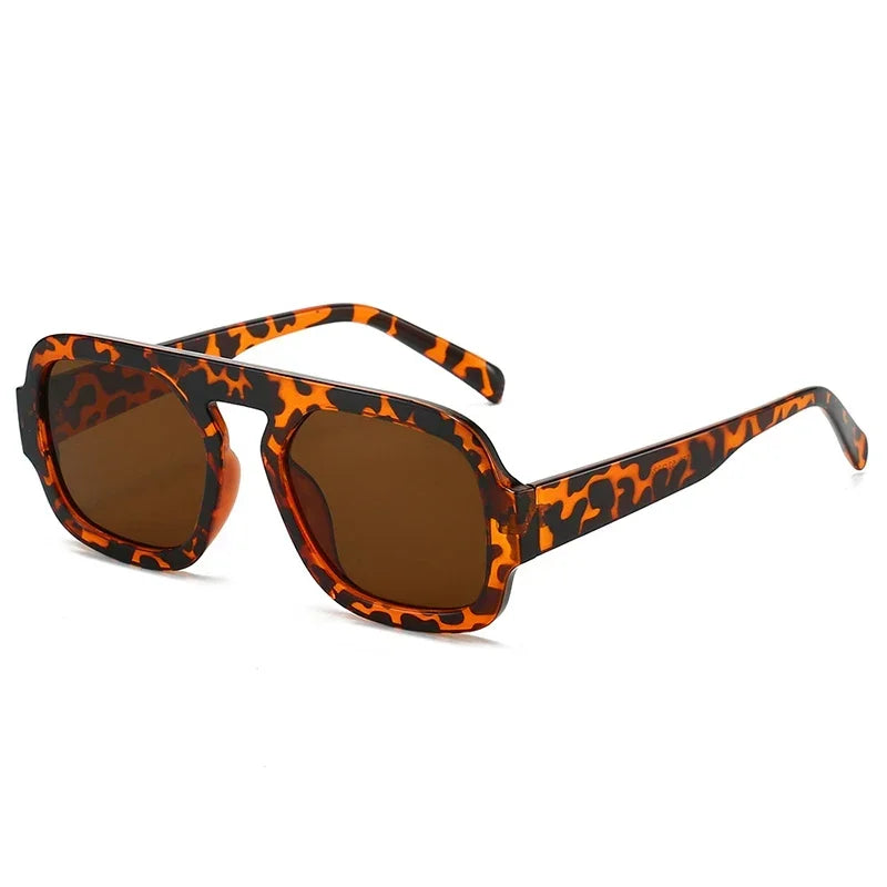 Retro Square Gradient UV400 Punk Sun Glasses