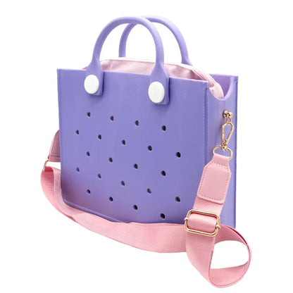 Tote Handbag Storage EVA Large Leather Shoulder Casual Waterproof Bag