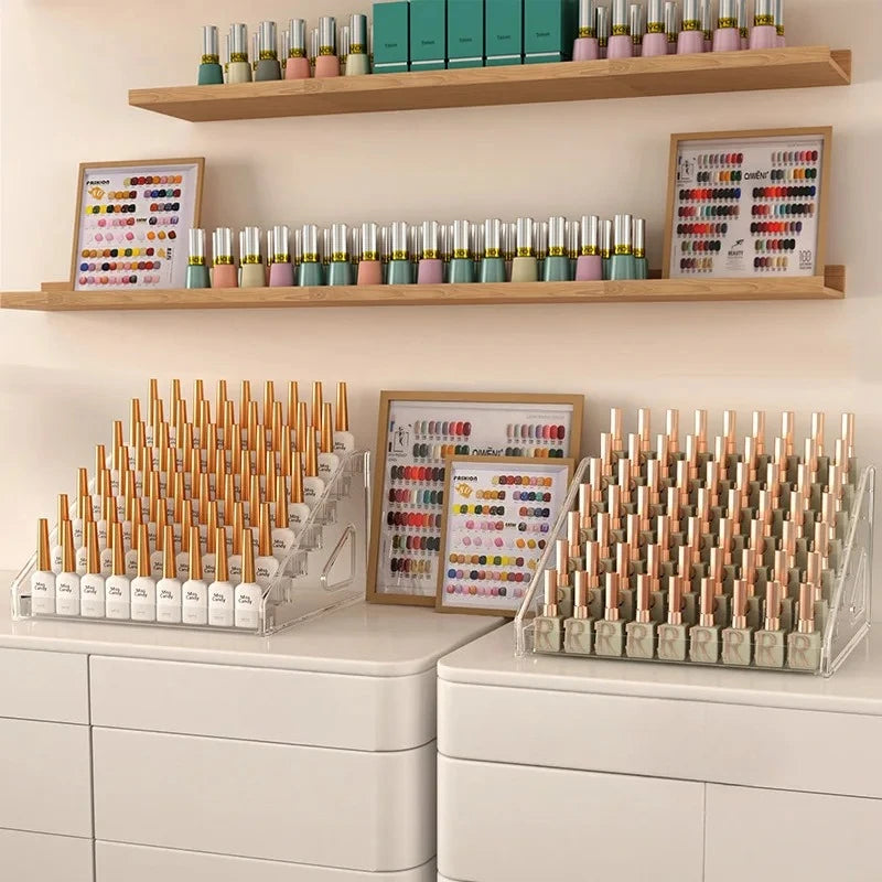 3/4/5/6/7 Layers Acrylic Nail Polish Display Organizer