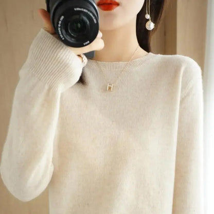 Thin Round Neck Pullover
