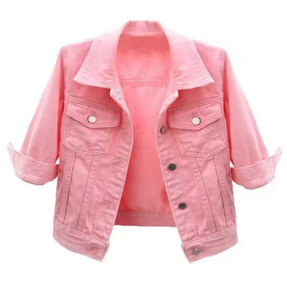 Denim Short Casual Loose Jean Jackets