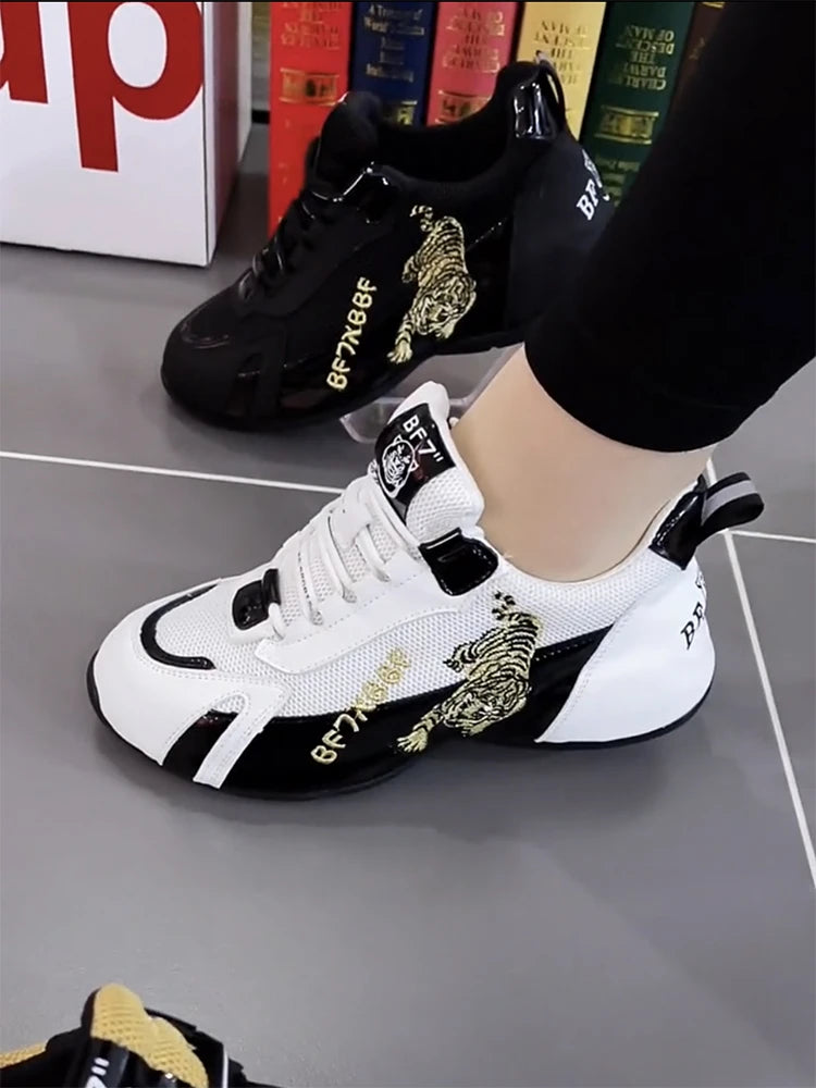 Auspicious Tiger Breathable Sneakers