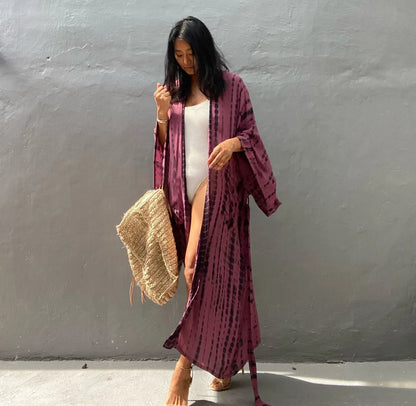 Long Kimono Swimsuit Cover up Outfits Bathing Suit
