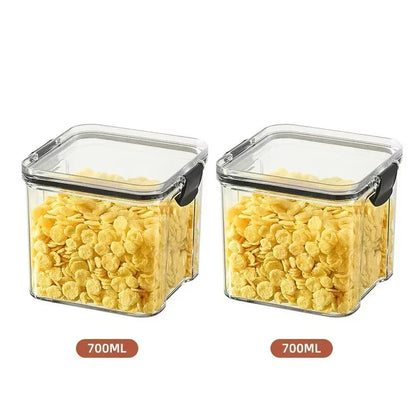 2/4PCS Sealed Jars Sets Stackable Grain Storage