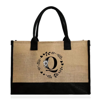 Large Capacity Grocery Letter Pattern Bags