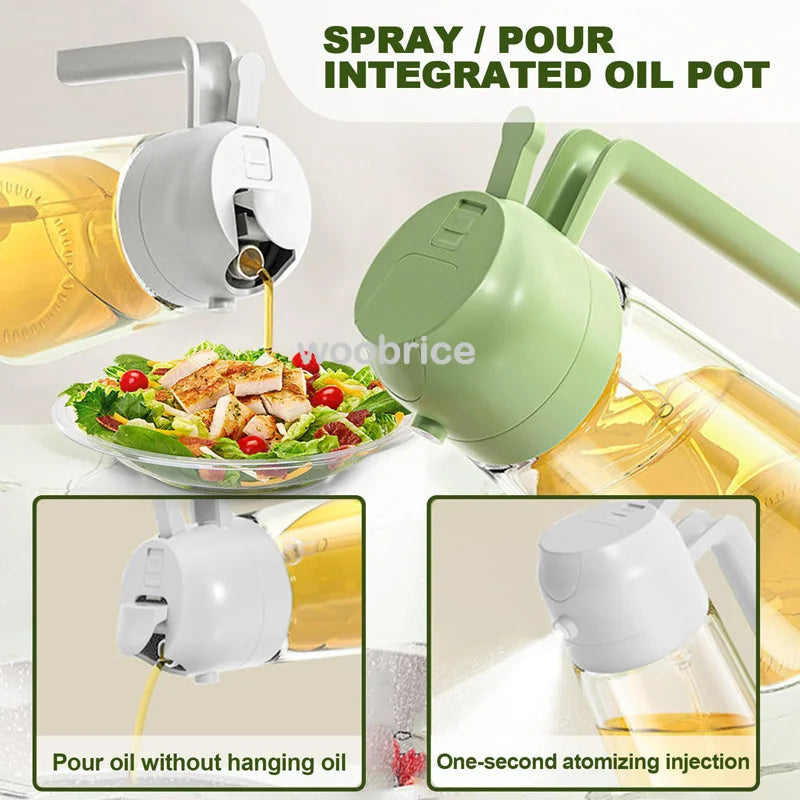 2in1 Spray Oil Dispenser Oil Sprayer