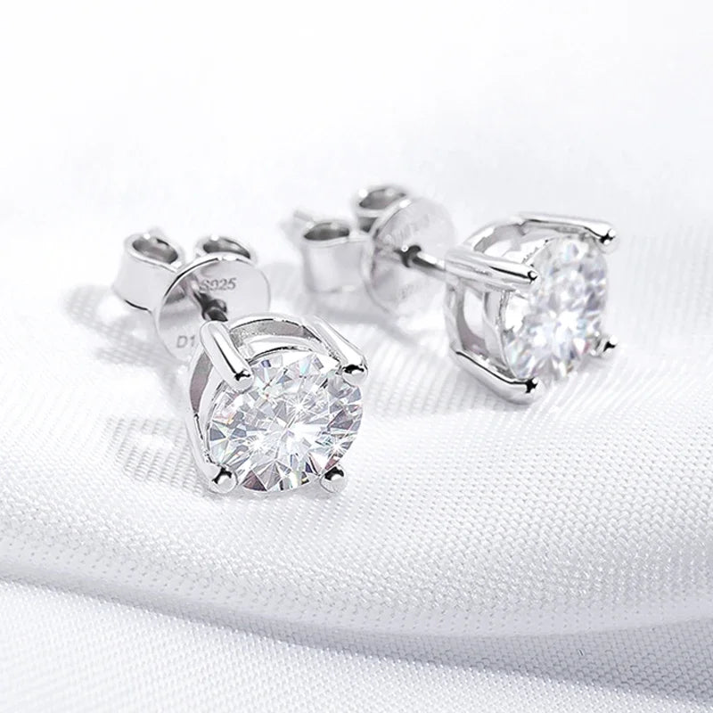 DANA Moissanite Diamond Studs Earrings