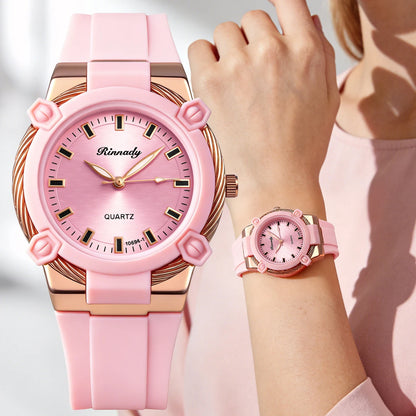 Temperament Casual Silicone Quartz Watches
