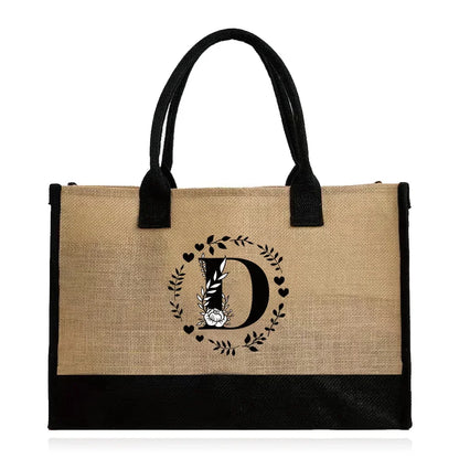 Large Capacity Grocery Letter Pattern Bags