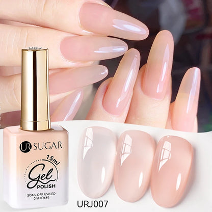 SUGAR Jelly Milky White Translucent Gel Polish