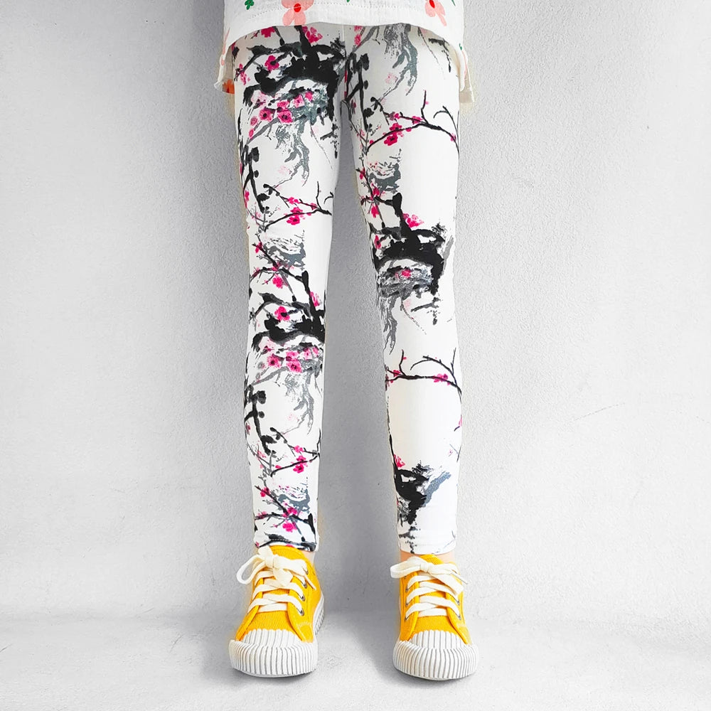 Summer Skinny Slim Elasticity Leggings Pencil Pants 2-13 YEAR