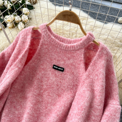 Suéter de cachemir de manga larga