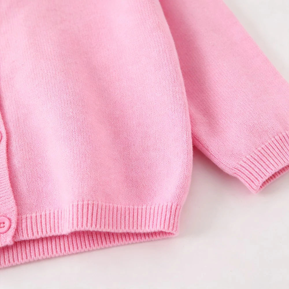 Spring Autumn Toddler Knit Cardigan Baby Soft Knitted Sweater Coat
