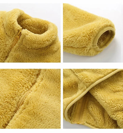 Winter Outerwear Boy Warm Fleece Baby Girls Jackets