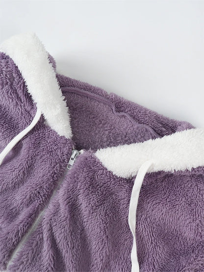 Drop-Shoulder Long-Sleeved Jacket