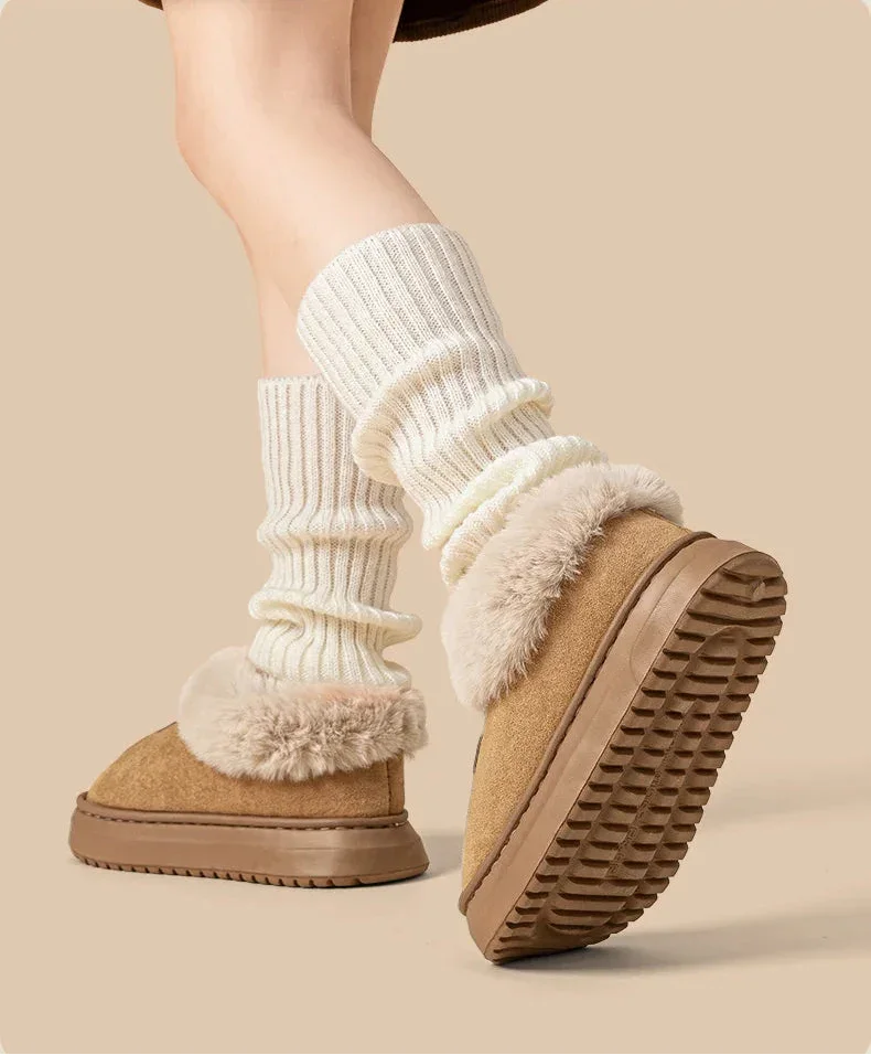 Fleece Lined Winter Slippers  C